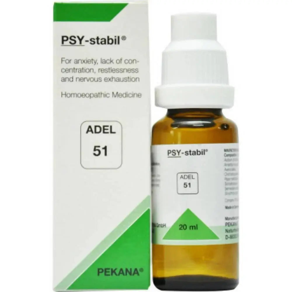 Adel Homeopathy 51 Psy-Stabil Drop -20 ml - Mytrendzcart