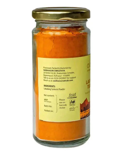 Adrish Lakadong Turmeric Powder -100 gm - Mytrendzcart