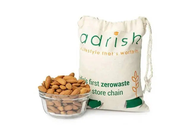 Adrish Organic Almonds (Mamra) -100 gm - Mytrendzcart