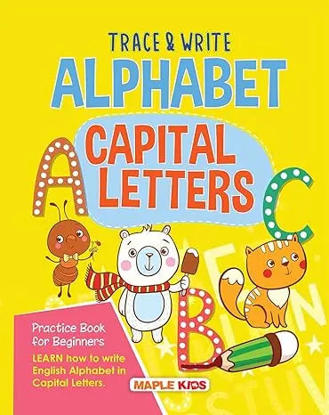 Alphabets Writing Book - Capital Letters (Practice) Paperback - Mytrendzcart