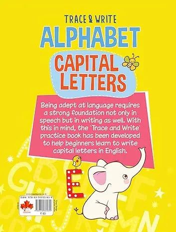 Alphabets Writing Book - Capital Letters (Practice) Paperback - Mytrendzcart