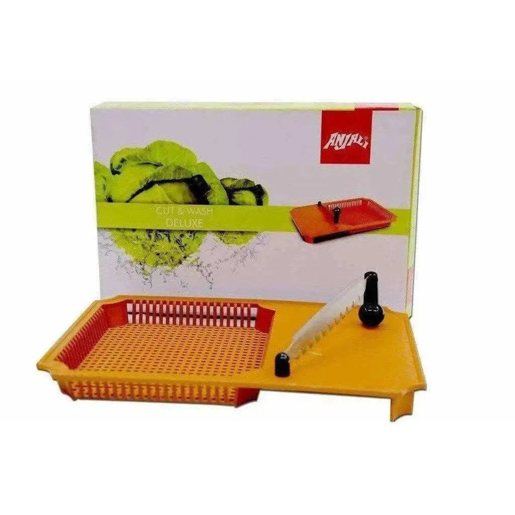 Anjali Cut & Wash Chopping Board For Vegetables - Chopping Knife - Mytrendzcart