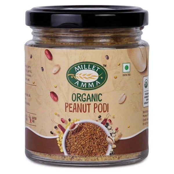 Millet Amma Organic Peanut Podi -100 gm Mytrendzcart