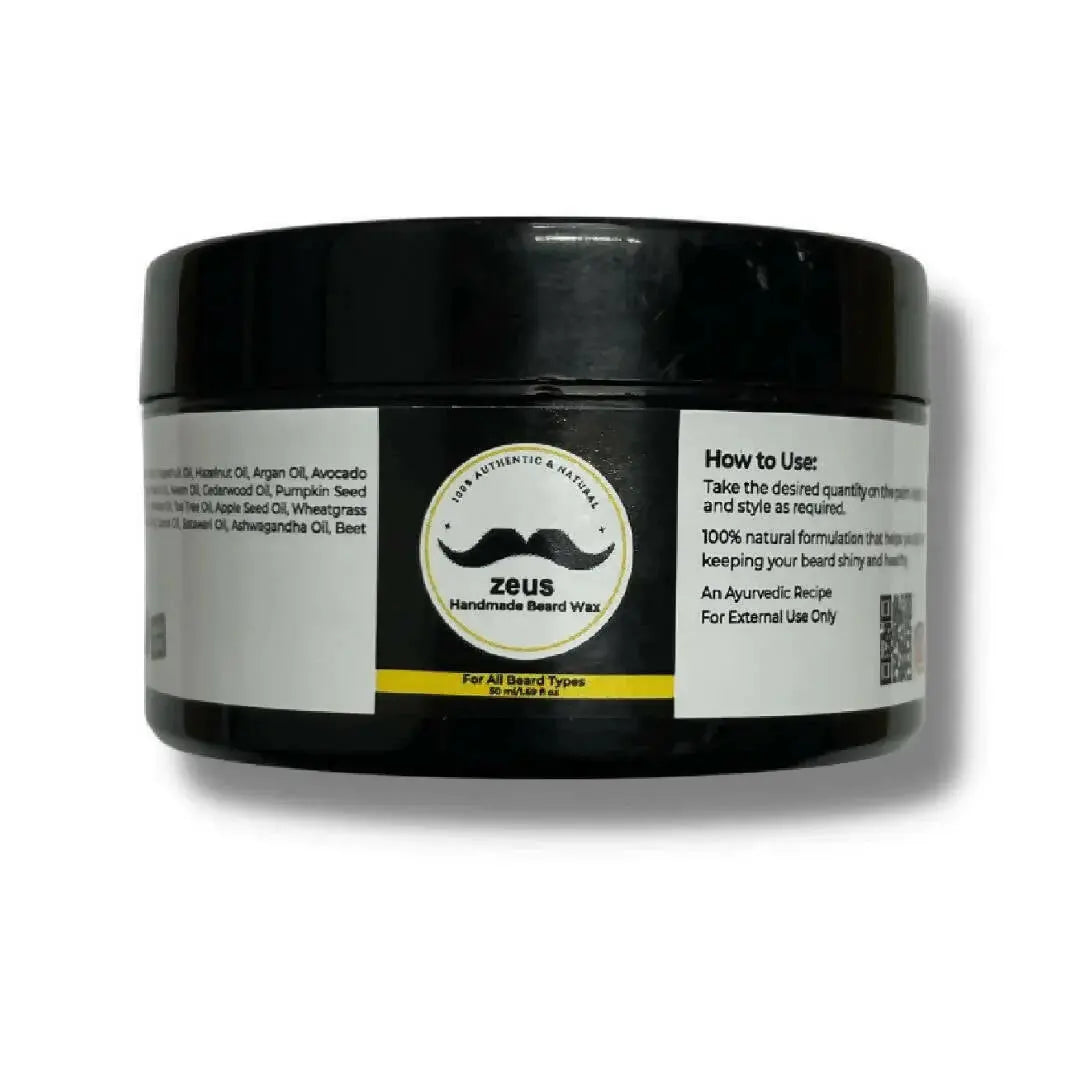 Avimee Herbal Zeus Beard Wax For Men -50 ml - Mytrendzcart