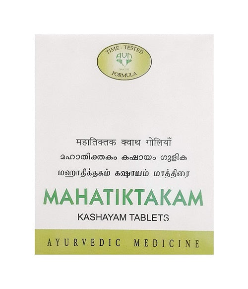 Avn Ayurveda Mahatiktakam Kashayam Tablets Mytrendzcart