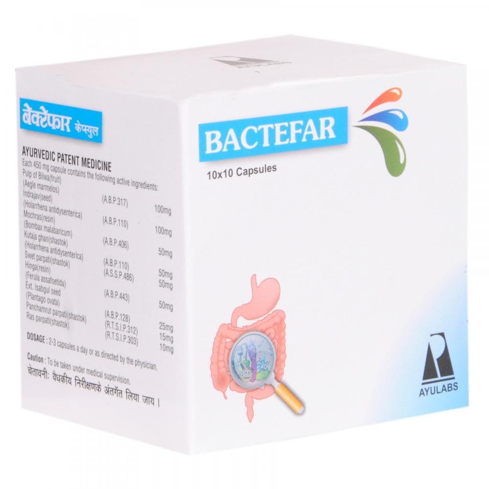 Ayulabs Ayurveda Bactefar Capsules Mytrendzcart