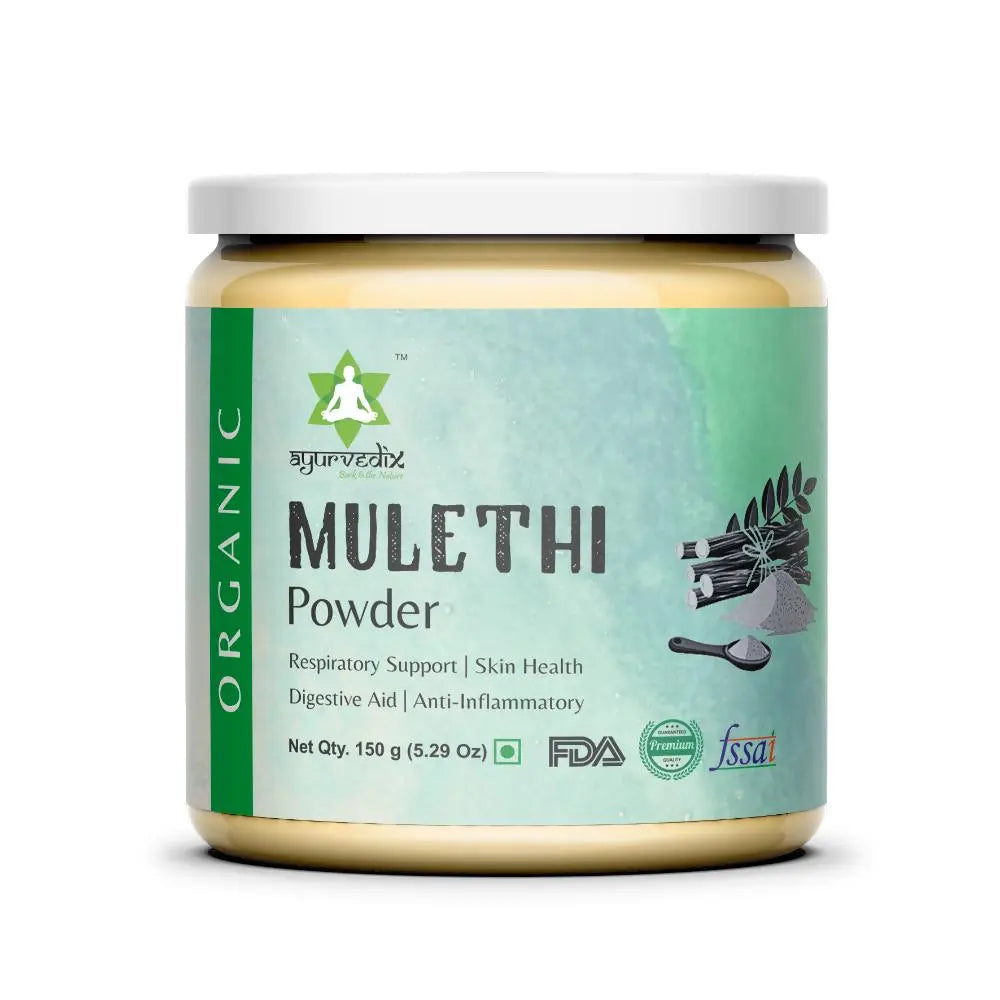 Ayurvedix Organic Mulethi Powder - Mytrendzcart