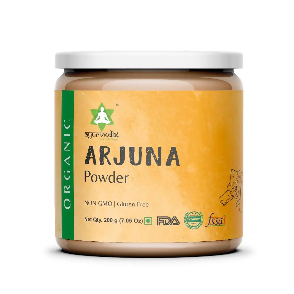 Ayurvedix Pure and Organic Arjuna Powder - Mytrendzcart