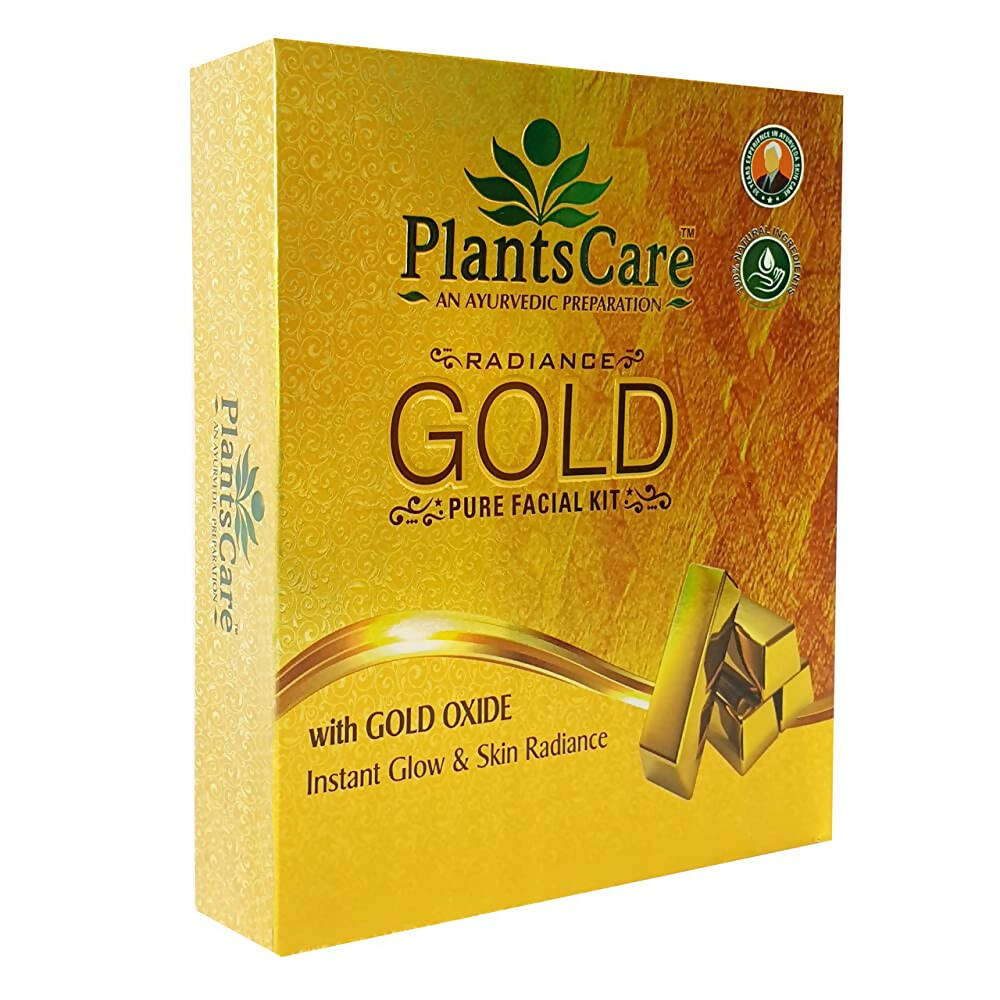 Plants Care Radiance Gold Pure Facial kit Mini 100g - Mytrendzcart