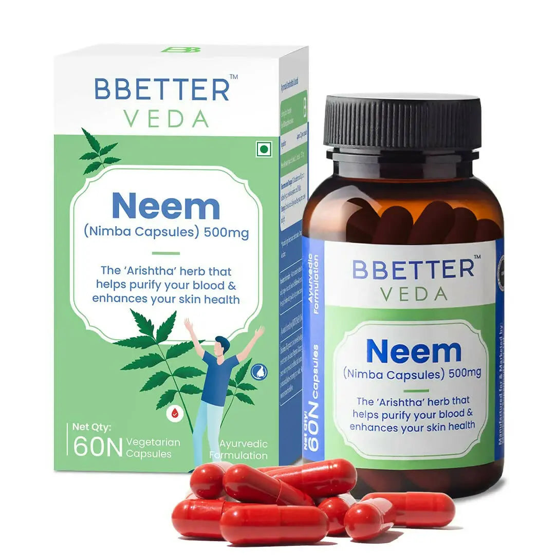 BBETTER Veda Neem Nimba Capsules - Mytrendzcart