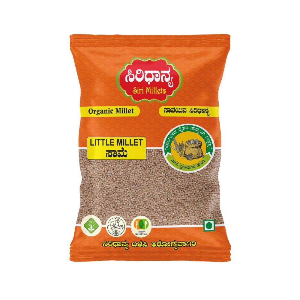 Siri Millets Organic Little Millet - Unpolished and Processed Grains (Saame) - Mytrendzcart