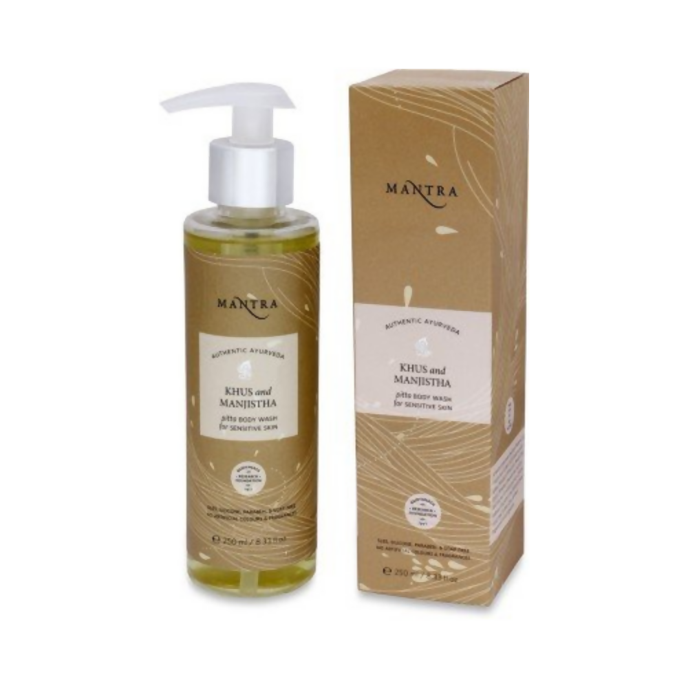 Mantra Herbal Khus and Manjistha Pitta Body Wash For Sensitive Skin - Mytrendzcart