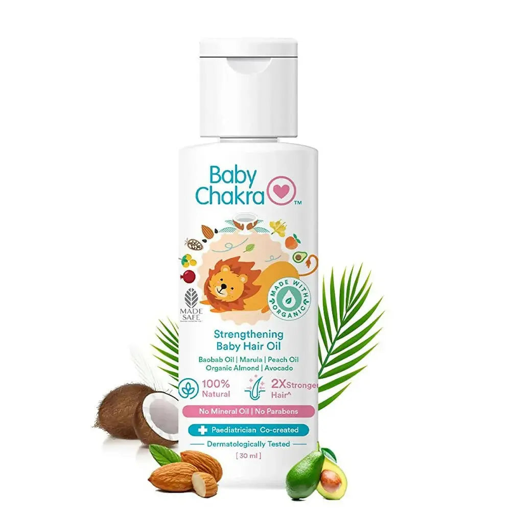 BabyChakra Strengthening Baby Hair Oil -30 ml - Pack of 1 - Mytrendzcart