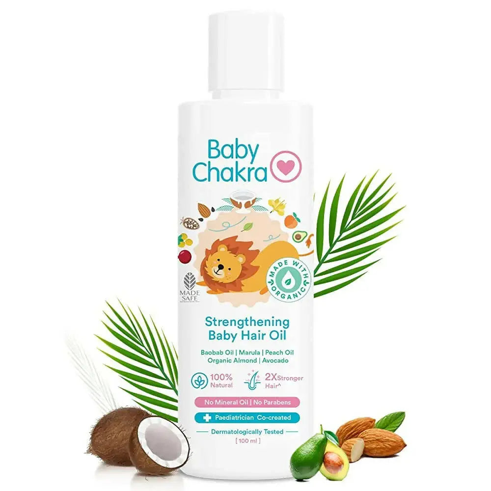 BabyChakra Strengthening Baby Hair Oil -30 ml - Pack of 1 - Mytrendzcart