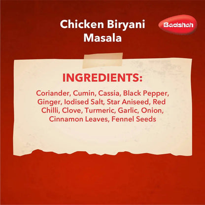 Badshah Masala Chicken Biryani Masala Powder -50 gm - Mytrendzcart