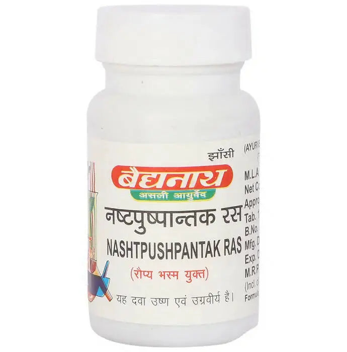 Baidyanath Jhansi Nashtpushpantak Ras Tablets - Mytrendzcart