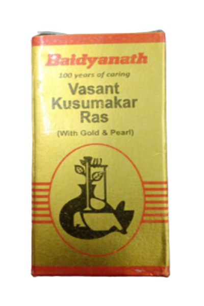 Baidyanath Basant / Vasant Kusumakar Ras with Gold and Pearl Mytrendzcart