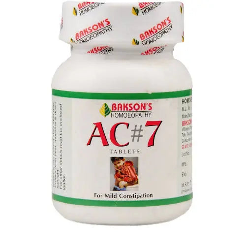 Bakson's AC 7 Tablets -75 Tabs - Mytrendzcart