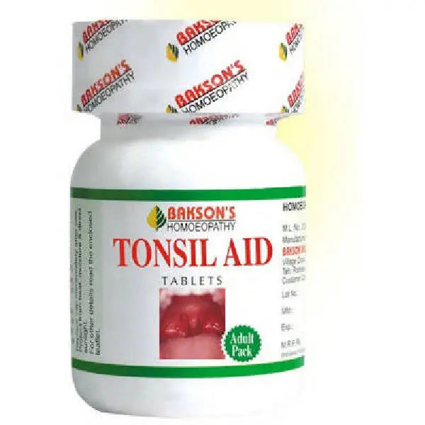 Bakson's Tonsil Aid Tablets -75 tabs - Mytrendzcart