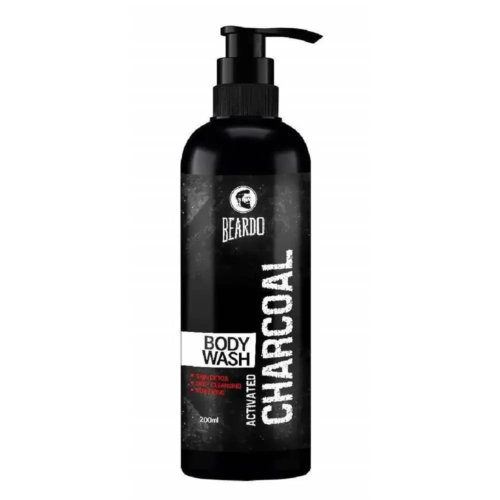 Beardo Activated Charcoal Body Wash -Pack of 1 - 200 ml - Mytrendzcart