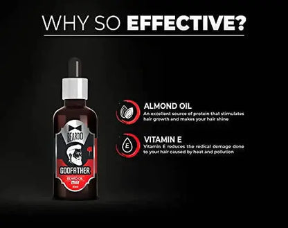 Beardo Godfather Beard oil -30 ml - Pack of 1 - Mytrendzcart