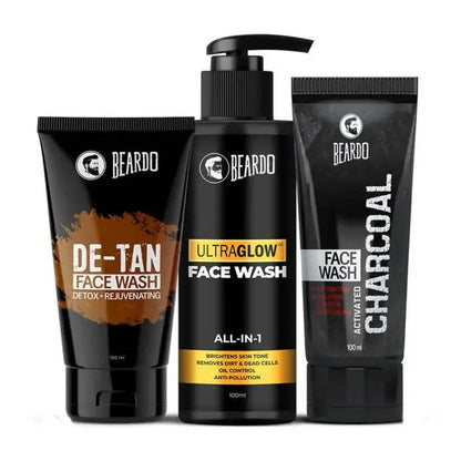 Beardo Ultimate Face wash Combo -Combo - Mytrendzcart