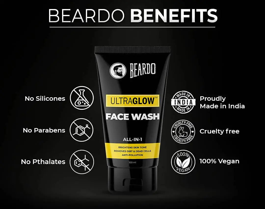 Beardo Ultimate Face wash Combo -Combo - Mytrendzcart