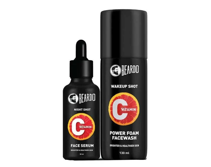 Beardo Vitamin C Skin Brightening Combo -Combo - Mytrendzcart