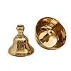 Bhimonee Decor Pure Brass Akhand Jyothi | Pyali Stand | Nanda Table Diya, 3.2 inches Big, Brass, Pack of 2 pcs - Mytrendzcart