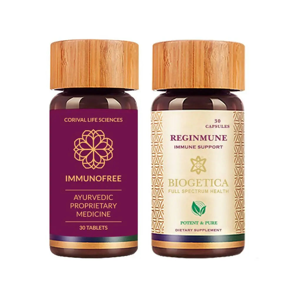 Biogetica Core Immunity Kit - Immunofree Tablets and Reginmune Capsules - Mytrendzcart