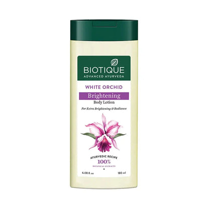 Biotique Advanced Ayurveda Bio White Orchid Skin Whitening Body Lotion -75 ml - Mytrendzcart