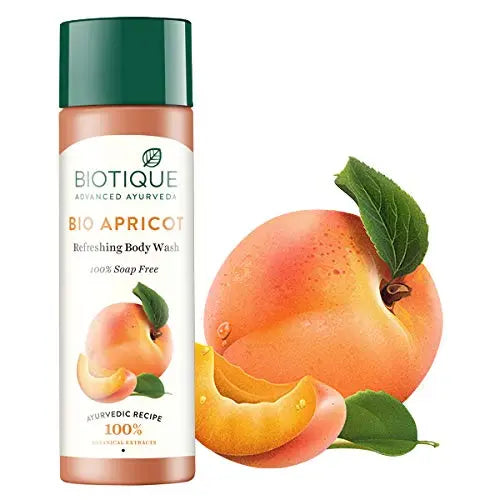 Biotique Bio Apricot Refreshing Body Wash -190 ml - Mytrendzcart