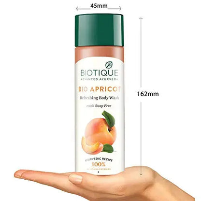 Biotique Bio Apricot Refreshing Body Wash -190 ml - Mytrendzcart