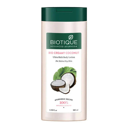 Biotique Bio Creamy Coconut Ultra Rich Body Lotion -75 ml - Mytrendzcart