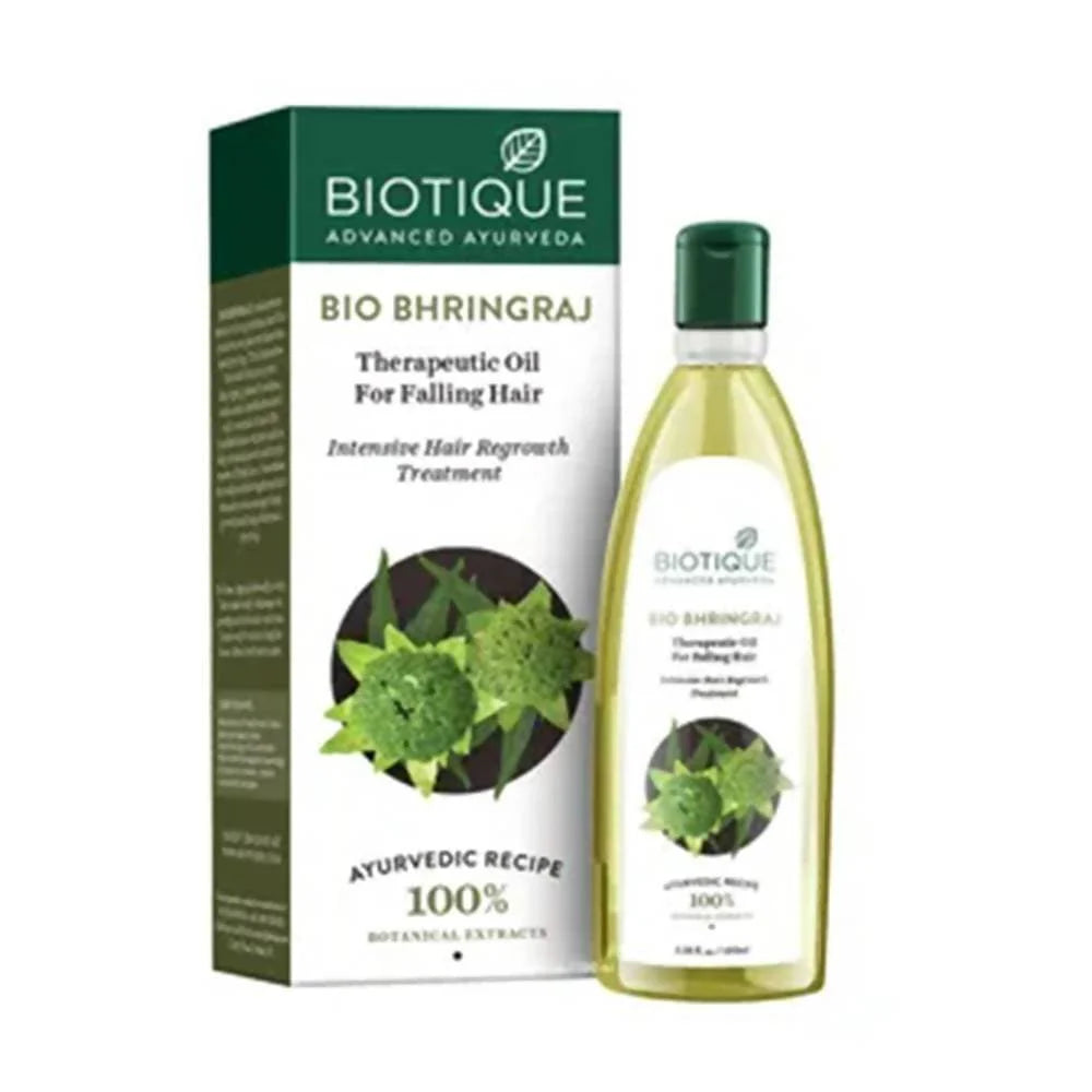 Biotique Bio Bhringraj Fresh Growth Therapeutic Oil For Falling Hair -100 ml - Pack of 1