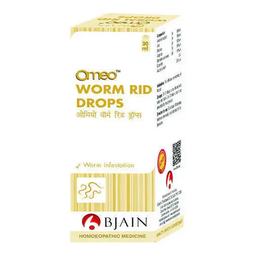 Bjain Homeopathy Omeo Worm Rid Drops -30 ml - Mytrendzcart