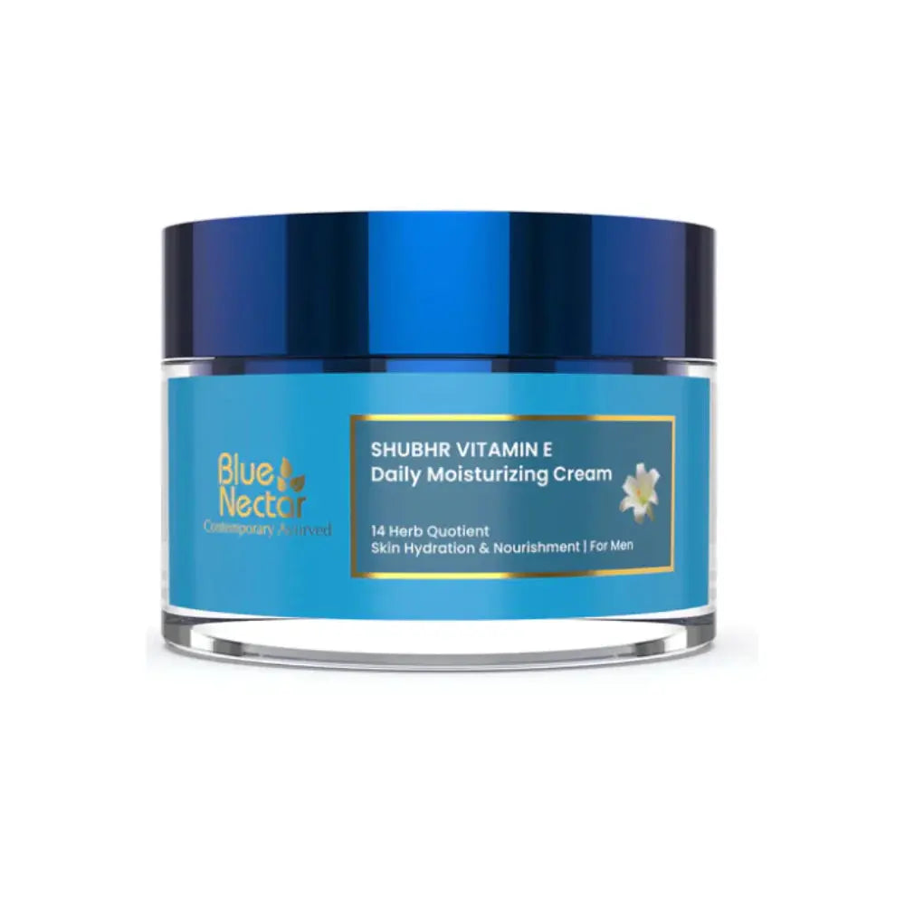 Blue Nectar Shubhr Anti Ageing Flower Valley Face Cream for Men -50 gm - Mytrendzcart