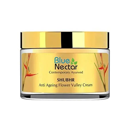 Blue Nectar Shubhr Anti Ageing Flower Valley Face Cream for Men -50 gm - Mytrendzcart