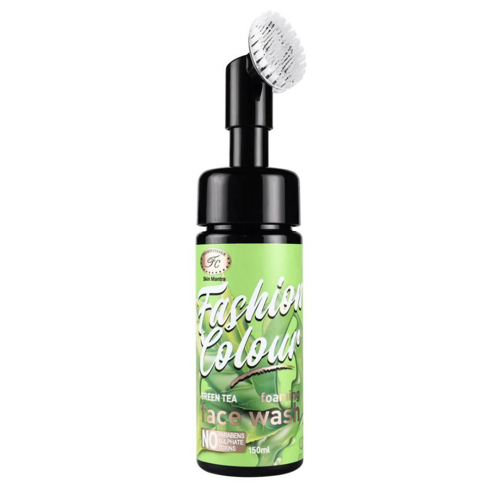 Fashion Colour Green Tea Foaming Face Wash - Mytrendzcart