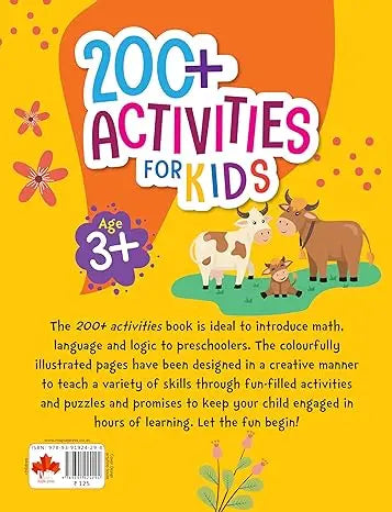 Brain Activity Book for Kids - 200+ Activities for Age 3+ Paperback – Picture Book - Mytrendzcart