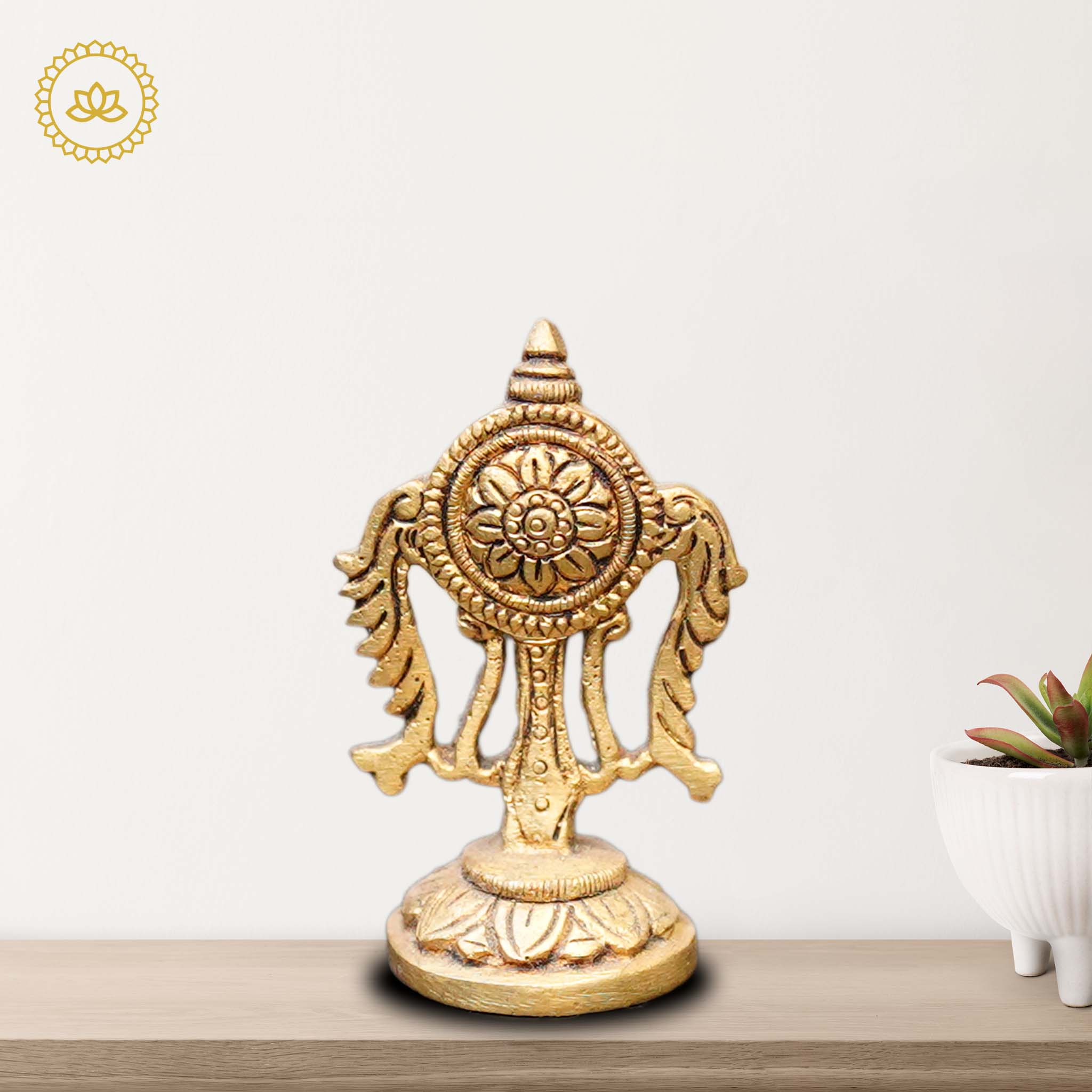 Brass Chakra Idol - Mytrendzcart