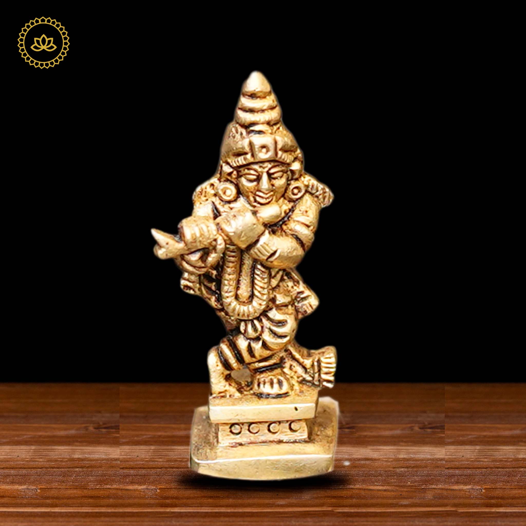 Brass Krishna Idol - Mytrendzcart