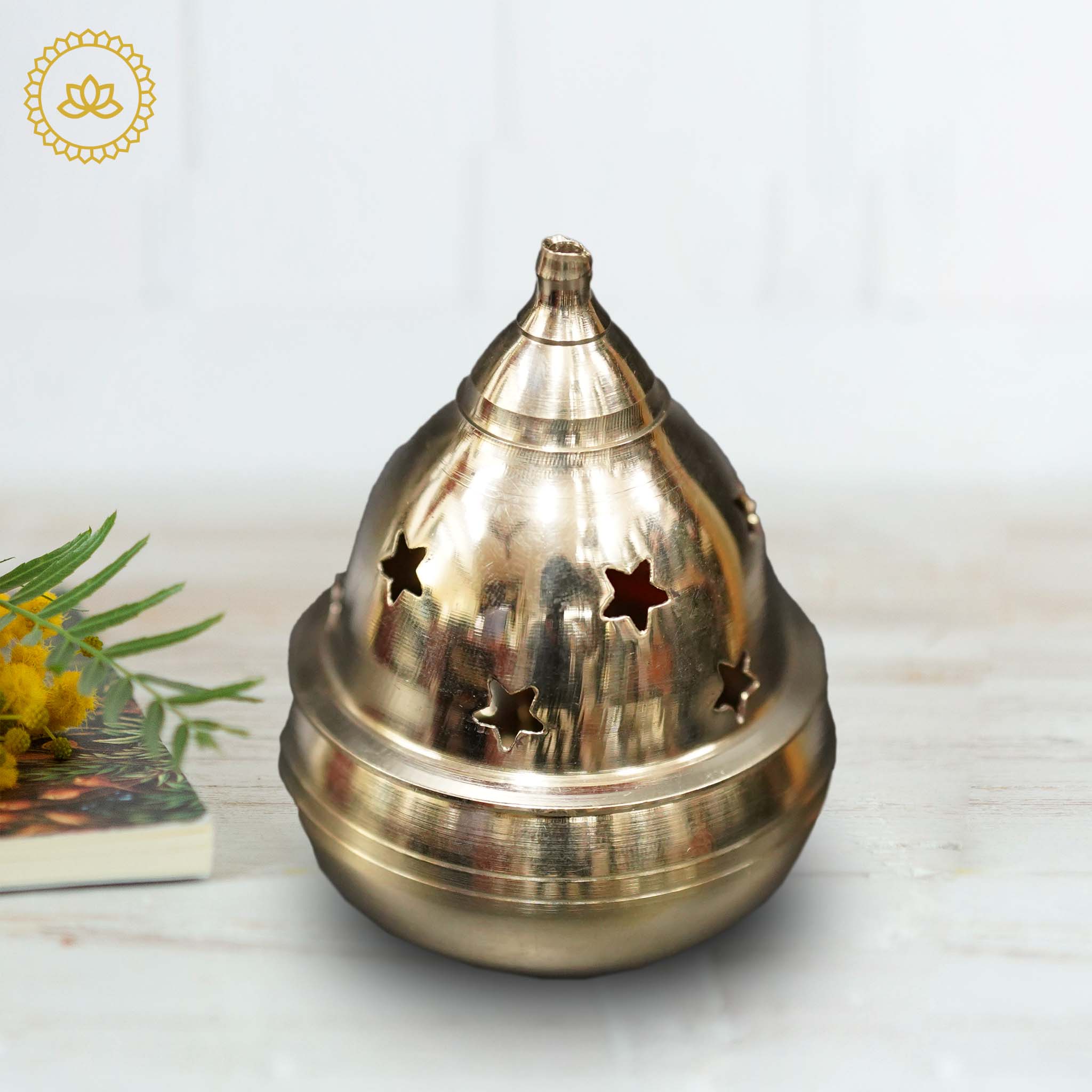 Brass Kuber Goblet: Embrace Prosperity and Elegance - Mytrendzcart