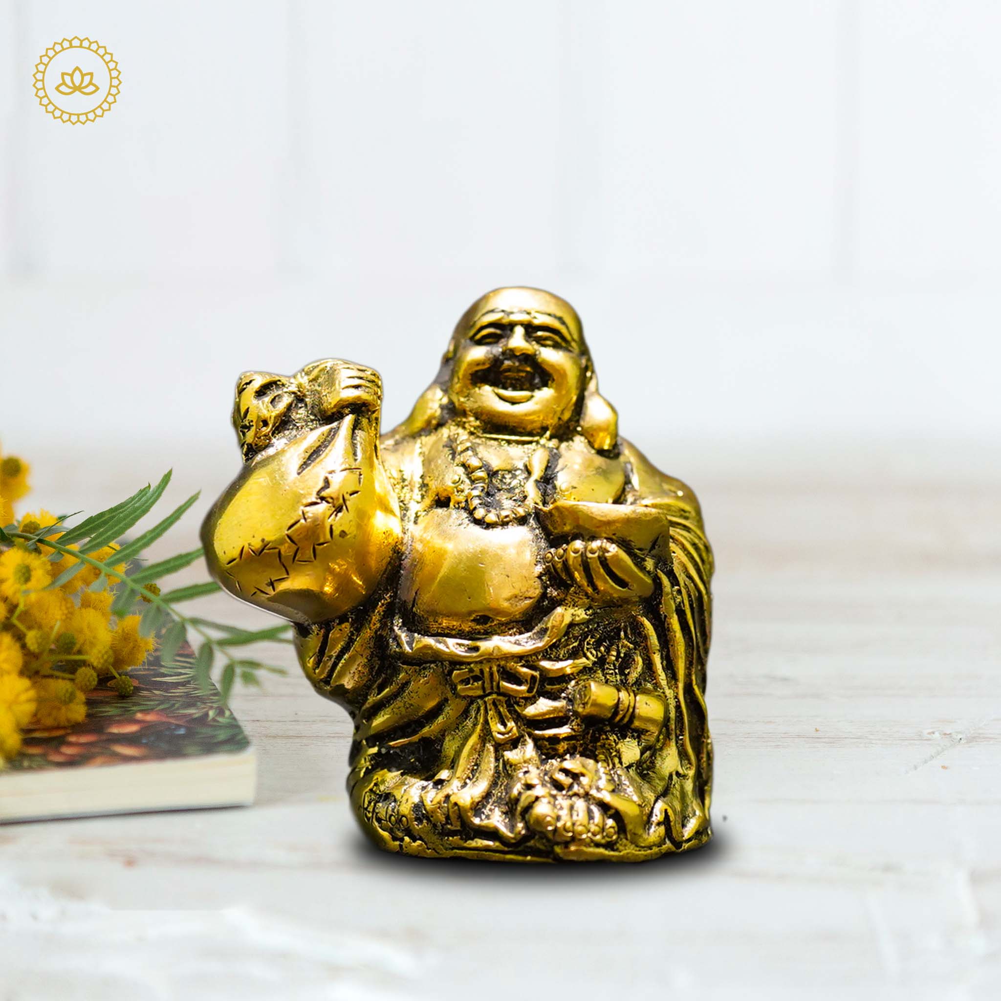 Brass Kubera Idol - Divine Keeper of Wealth and Abundance - Mytrendzcart