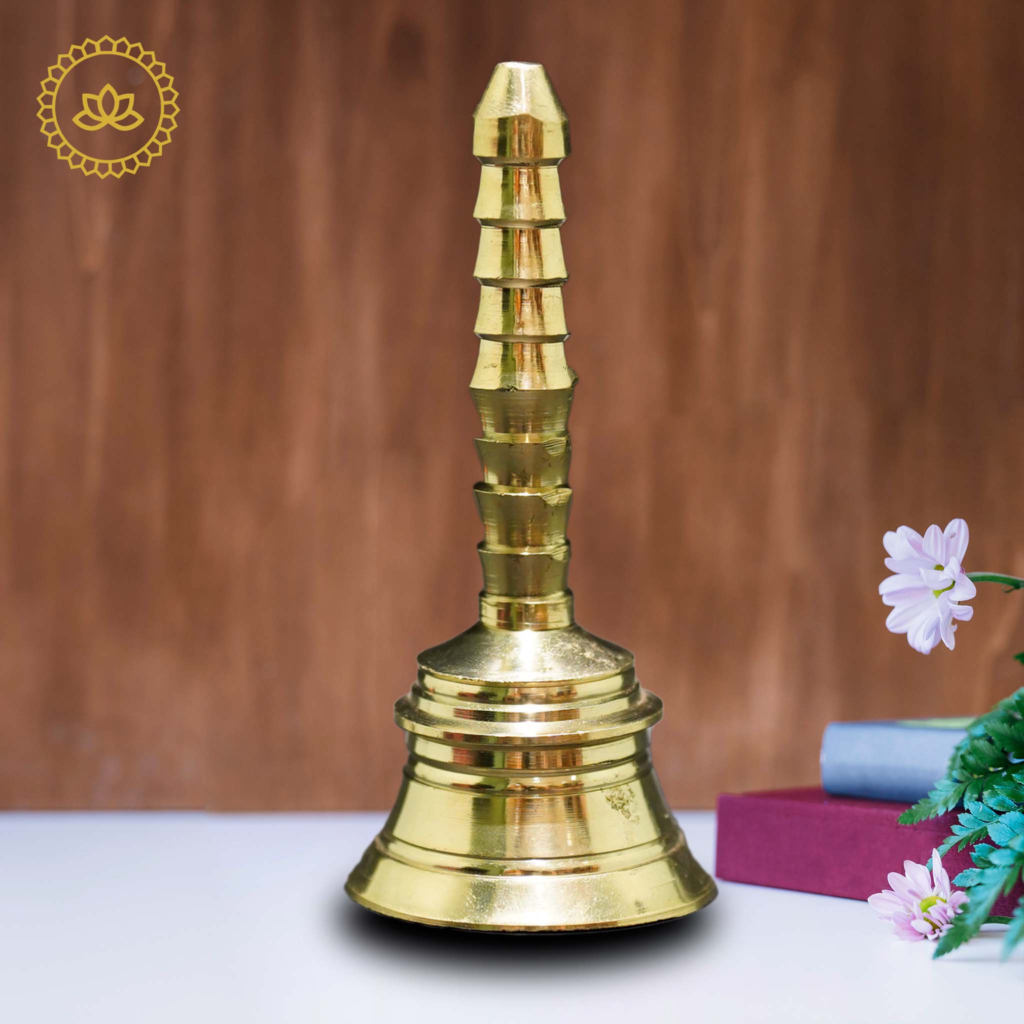 Brass Pooja Bell - Spiritual Harmony for Homes - Mytrendzcart