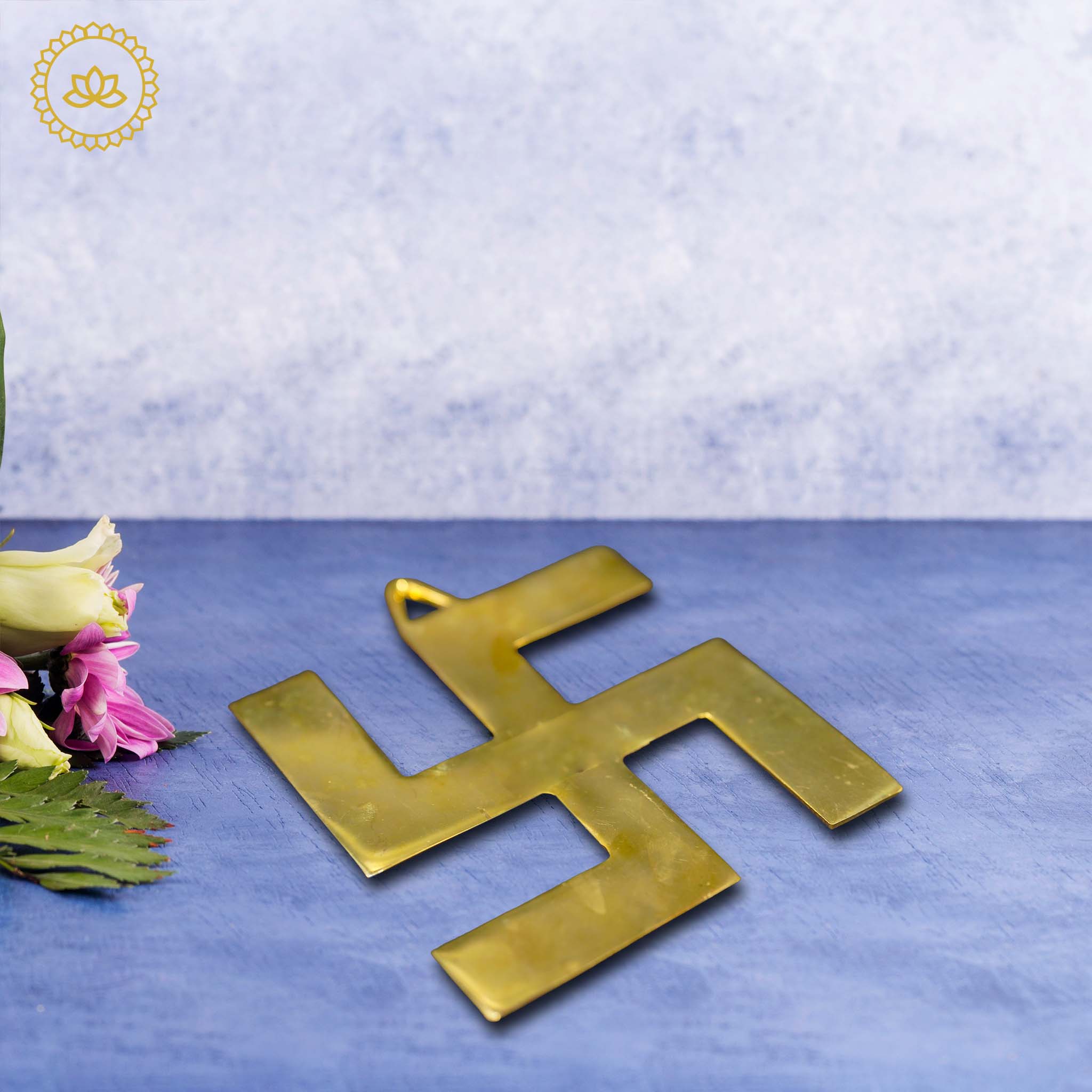 Brass Swastik: Auspicious Emblem for Homes - Mytrendzcart