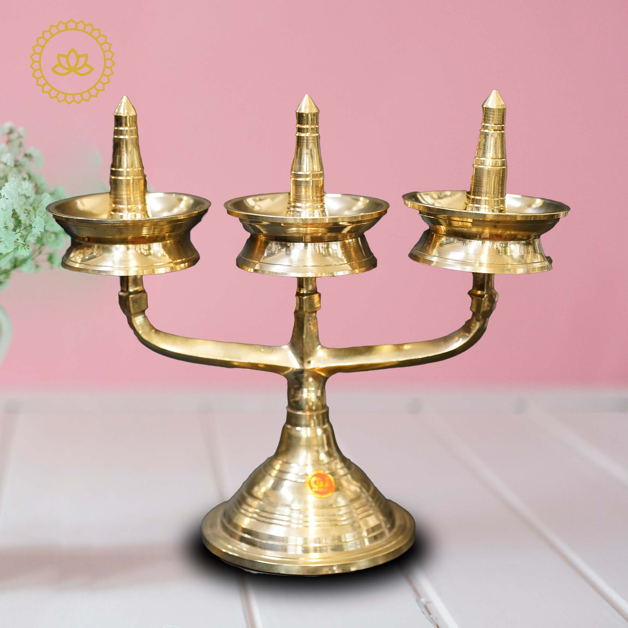 Brass Thrikal Diya - Mytrendzcart