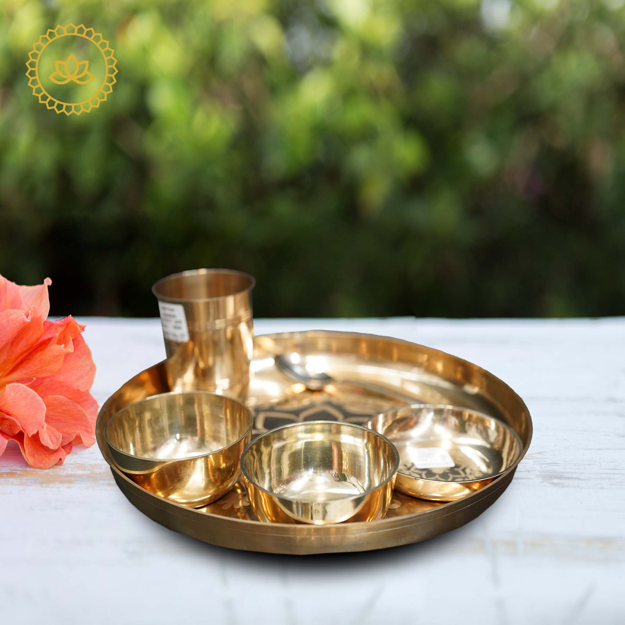 Bronze Thali Set - Mytrendzcart