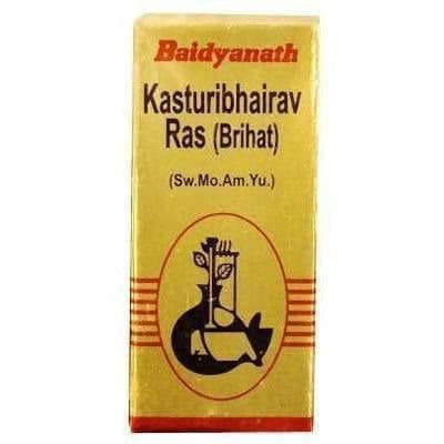 Baidyanath Kasturibhairava Ras 10 Tabs Mytrendzcart