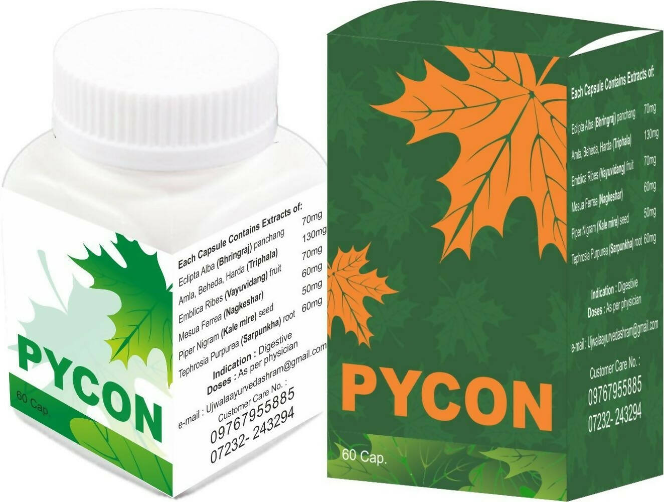 Ujwala Ayurvedashram Pycon piles capsules - Mytrendzcart